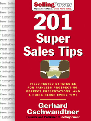 cover image of 201 Super Sales Tips